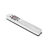 Document Scanner, Portable Document Scanner with Wand, 1050DPI, High Speed, A4 Size, JPG/PDF Format for Business Receipt Books, Increase Efficiency(No WiFi)