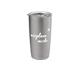 Airplane Mode Travel Vacation Cute Airport Outfit Wanderlust Stainless Steel Insulated Tumbler