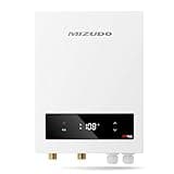 MIZUDO 24kW Electric Tankless Water Heater,MIZUDO Instant Hot Water Heater, 240V, Up to 5.6 GPM, 3-4 Points of Use Water Heater for Shower and Whole House, Wall-Mounted