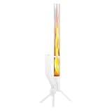 Wood Pellet Patio Heater Glass Tube Replacement – 39.4 in (100 x 8 cm) Borosilicate Glass Tube for Pellet Fire Pit & Fire Tube | Fits GARDENFLARE Classic & Standard Pellet Heaters