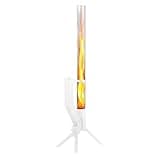 Wood Pellet Patio Heater Glass Tube Replacement – 39.4 in (100 x 8 cm) Borosilicate Glass Tube for Pellet Fire Pit & Fire Tube | Fits GARDENFLARE Classic & Standard Pellet Heaters