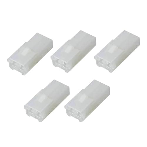 BTYSEQ 5 Sets 2 Pin Female Waterproof Car Connector Harness Plug With Terminal DJY7021-2-21