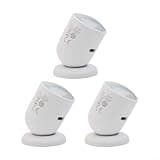 ArtHoval 3PCS SNZB-06P Human Presence Sensor for ZigBee 3.0, for Compact Millimeter Wave Motion Detector for Home Security, White(3PCS)