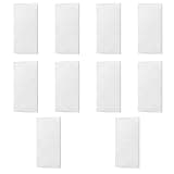 10 Pcs Pre-Filter Cotton Replacement, Compatible with FUMEclear FC2001A, 14.37 x 6.89 in White Smoke Fume Absorber Pad for Soldering Stations, Dust Collection, Workshop Use