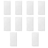 10 Pcs Pre-Filter Cotton Replacement for FUMEclear FC2001A, 14.37 x 6.89 in Smoke Fume Absorber Pad, White Dust Capture Sheet for Soldering Stations, Air Purification Support