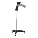 Vertical Hair Dryer with Wheels, Professional Standing Hair Color Processor, 850W U-Shaped Heater, Adjustable 95-140°F & 0-60min Timer, 360°Rotating Head, Height & Angle Adjustable for Salon Hair Care