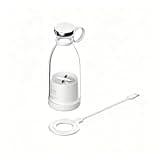 Portable Blender for Shakes and Smoothies, Fresh Juice Portable Blender with 4 Stainless Steel Blades, One-Button USB Personal Size with Travel Lid and Safety Protection (Color A)