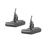 Compatible for Dyson V8 21.6V 12800mAh Replacement Battery Absolute Cord-Free Vacuum Handheld Cleaner Batte(6800mAh 2pcs)