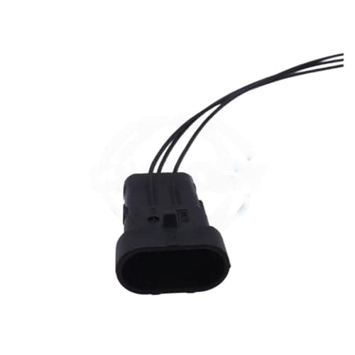 automotive wire connectors 1/5/10 Pcs 3 Pin 282087-1 282105-1 Electrical Automotive Socket Connector With Terminals Seals Car maintenance(Male With Wires,1pcs)