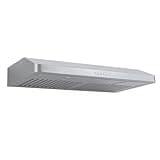 PROLINE 30-Inch Under Cabinet Range Hood, Ducted, 600 CFM, Stainless Steel, LED Lights, ULTRA-QUIET Blower Motor, 4 Speed, 3-Year Warranty, PLJW 185.30.