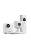 Blink Outdoor 2K+, Mini 2K+, and Battery Doorbell 2K+ (newest model) — Complete 2K security, long-lasting battery. Sync Module Core included — 2 Cameras + Doorbell (White)