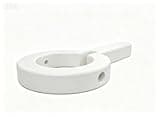Extended Steam Lever Replacement for Espresso Machine – Better Grip & Smooth Steam Control, Fix Broken or Loose Knob, Easy Installation with Set Screw, for Home Coffee Maker (White)