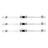 MUSISALY 3pcs Adjustable Highchair Straps for Safety Harness with Quick Connection and Release Imitation Nylon Material for Dining and Travel Use with Strollers and High Chairs