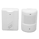 Driveway Alarm, Home Security Alert System Doorbell Receiver Motion Sensor Weatherproof for Home Security System