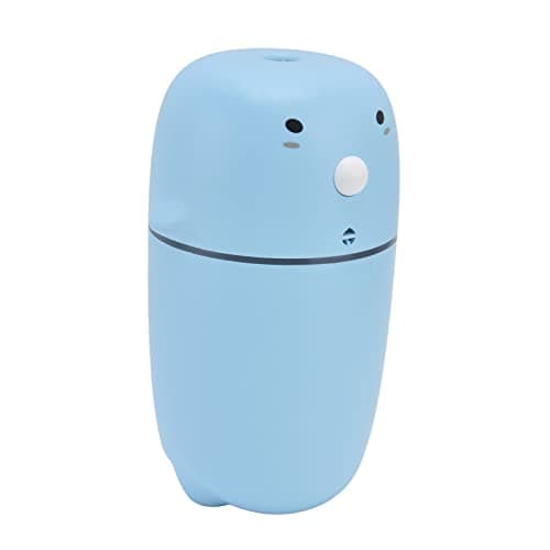 Air Filter, Cute Appearance LED Lighting Air Purifier 2 Modes Silent Working Big Spray with USB Cable for Home for Car for Office(blue)