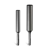 YaaYii SDS Plus Ground Rod Driver Set for 5/8in & 3/4in Ground Rods, Heavy Duty Adapter Bits for All SDS-Plus Rotary Hammer Drill Tools