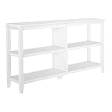 NewRidge Home Goods NewRidge Home Bookcase Bookshelf, Horrizontal, White