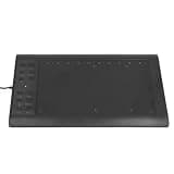 Sonew Graphics Drawing Tablet with 233PPS 5080LPI, 8192 Levels Pressure Sensitivity, Customizable Shortcuts for Desktop and Mobile Use, (Black)
