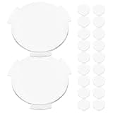 Healvian 50pcs Replacement Lenses for Virtual Reality Glasses with Multifunctional Ergonomic Structure Plastic Material Suitable for Commercial Use and Group Activities