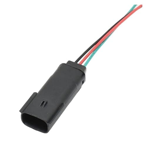 Car Connector 1 Set 3 Pin 1.2 Series Automobile Steering Engine Booster Pump Wire Harness Socket(Lavender)