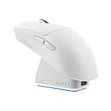 MechLands AJAZZ AJ139P V3 MC Wireless Mouse with Charging Base, 3 Modes Gaming Mouse with 800mAh Battery, Adjustable 24,000 DPI, PAW3311 Sensor, 1000 Polling Rate, 69g Lightweight, Win/Mac (White)
