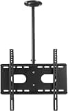 UWYTGF Monitor Arms The Tv Stand Ceiling Mounted Tv Stand is Suitable for Most 37-50 Inch LCD Flat Panels and Curved Tvs with Expansion Screws for Fixation,1M