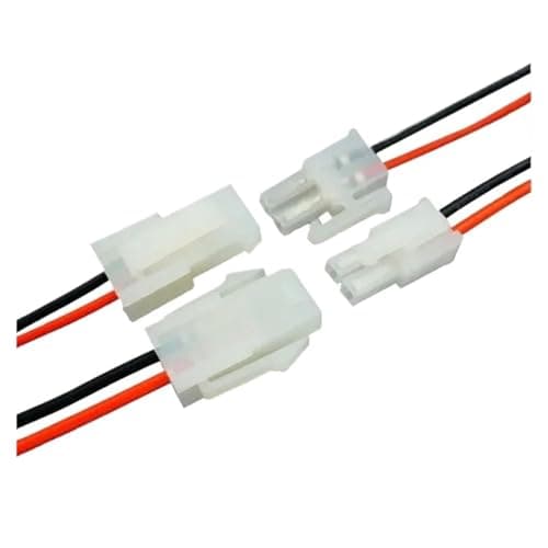 POESKLESO 5557 5559 4.2mm/0.165" Harness Connector 2/4/6/8/10-24 Pin 30cm Electric Motorcycle Controller Male Female Plug Wire(1pair,2x10P)