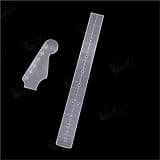 Separate Transparent Acrylic Template For ST Type Electric Guitar Headstock And Fretboard Guitar Tool Kit