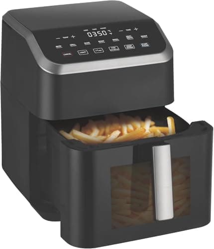 HeatXpress™ 7.8 qt. Basket Air Fryer- 8 Preset Programs.