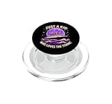 Just A Kid Who Loves The Titanic Purple Moon PopSockets PopGrip for MagSafe