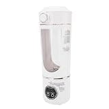 Jiawu Portable Blender, 12 Blades 1500mAh Rechargeable Mini Juicer Cup, Travel Blender with Magnetic Safety Lock for Home Gym Office Sports Outdoor (White)