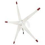 Nature's Generator Wind Turbine Includes 100 Foot 12 AWG Cable, 5 Blades, Controller Box, Land or Marine Use Day and Night