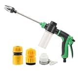 Hose Hawk Pro Pressure Washer Gun, 3 Adjustable Spray Modes 360° Rotating Nozzle, Hosehawk Pro Pressure Washer, Ideal Gift for Car Wash Yard Patio Garden Outdoor Cleaning (Green+Plastic Joint)