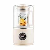 Soundproof Blender with Hot & Cold Function, 1100ml Filter-Free Soy Milk Maker, 8-Speed, Temperature Control & 12H Preset Timer, Perfect for Smoothies and Food Prep