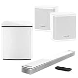 Bose Home Theater System Smart Ultra Dolby Atmos Soundbar, Bass Module 700 2X Wireless Surround Speaker, (White)
