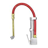 New & Improved - Tire Inflator Gauge with Dual Head Air Chuck 15” Air Hose 10-160 PSI