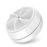 Portable Mini Washing Machine Ultrasonic Turbo Portable Washer with USB for Home Business Travel College House RV Apartment Turbo Washing Machine Cleaning Socks and Dishes With Suction Cup