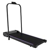 Foldable Treadmill with Handle Bar & Incline, 2 in 1 Upgrade Portable Under Desk Walking Pad and Vibration Pad with Remote Control for Home Office Small Spaces
