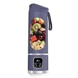 Lilogi Portable Blender, 500ML Blenders for Smoothies with LED Display