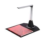 Document Scanner, Document Camera Scanner HD A4 Capture Size with LED Light Teaching Software Suitable for Classroom Teachers to Improve Efficiency