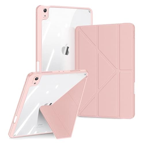 Case for iPad (A16) 11th Generation 11 inch 2025 / iPad 10th Generation 10.9 inch 2022, Magnetic Detachable Cover with Multi-Angle Stand, with Apple Pencil Holder &Auto Sleep/Wake (Pink)