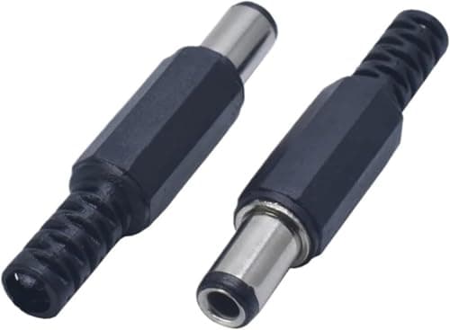 AICNRUT 2pcs 6.0 * 3.0mm DC Power with Tip .0x3. Male Cable Connector Compatible with Compatible with OD3