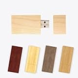 CarryBright Bulk Wood USB Flash Drives with Custom Logo Text and Packaging, Personalized for Corporate Events, Trade Shows, Business Gifts, Client Materials and Wedding Gifts(2GB,50PCS)