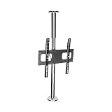 TV Stand Partition Wall Floor TV Rotating Bracket Height Adjustable LCD TV Stand 32"-55" Tilting TV Mount Base, Max 400X400Mm