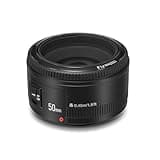 DSLR Camera Lens, 50mm F1.8 AF DSLR Lens Large Aperture Auto Focus,Compatible for Canon EF 60D 70D 5D2 5D3 600D T5 T6 Cameras