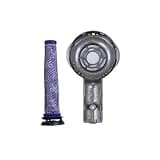 Compatible For Dyson,V6 DC58 DC59 DC61 DC62 DC74 Vacuum Cleaner Motor Back Cover & Filter Replacement Accessories(2pcs c)