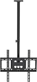 SDdPulse Ceiling TV Mount Bracket, Height Adjustable Tilt Swivel TV Bracket, Fits 32-50inch LCD Flat Screen, Up to 110 Lbs TV Mount TV Stand