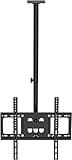 Multifunction Ceiling TV Mount Bracket, Height Adjustable Tilt Swivel TV Bracket, Fits 32-50inch LCD Flat Screen