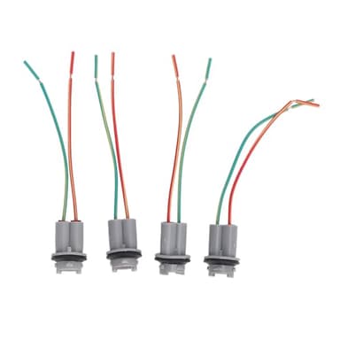 UPALDHOU Bulb Socket Connector, Wedge Base Socket with Pigtail Wiring Harness for Cars Trucks SUVs Bikes Trailers Boats, Compatible with 901 902 904 906 908 909 912 914 915 916 917 918
