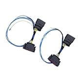 Easy Install Professional Headlight Conversion Wiring Harness Connector Cable Set Plug Play for MK5 Golf Car 1 Pair Plug Play Xenon Light Wiring Adapter